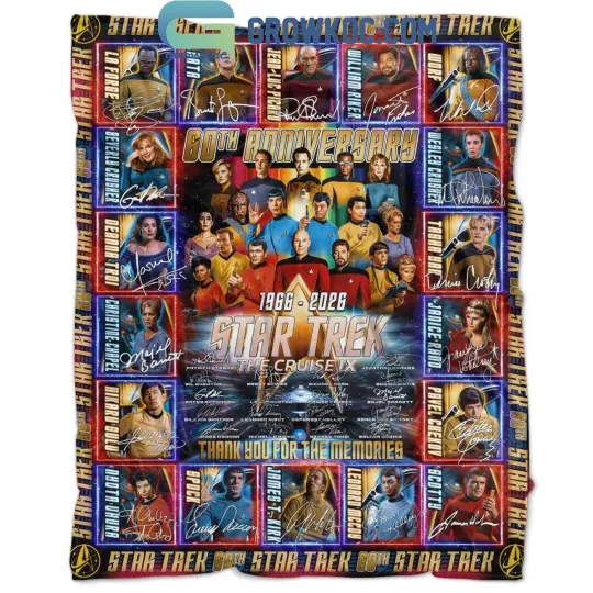 Discover startreks2020 60th Anniversary 1966 2026 Memories Fleece Blanket
