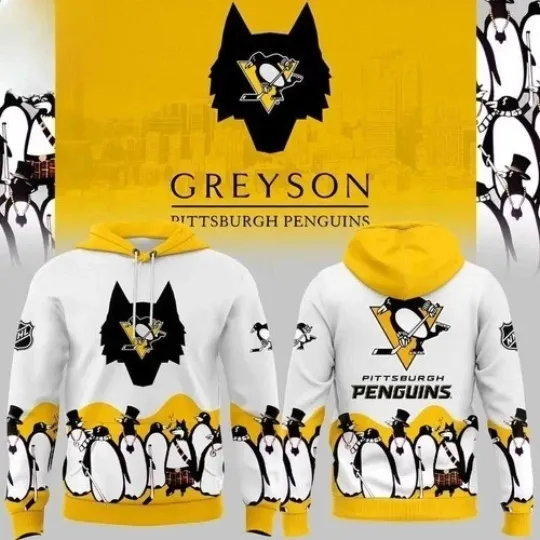 Discover Penguins x Greyson Limited Edition Hoodie all sizes