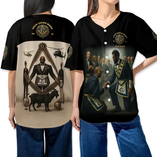 Discover Personalized Proud To Be A Mason Freemasonry Baseball Jersey Shirt
