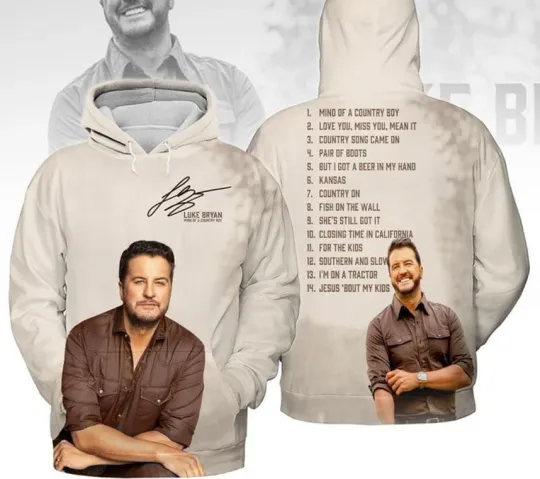 Discover Luke Bryan Mind Of A Country Boy Releasing Hoodie