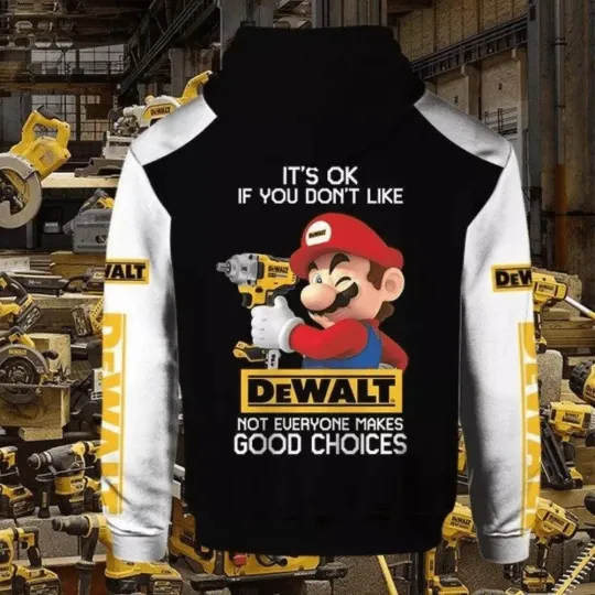 Discover Dewalt T-0ol Yell Men Hoodie 3d