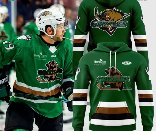 Discover Utah Grizzlies 2025 Special Retro Hoodie
