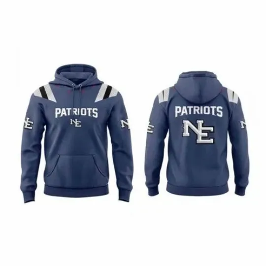 Discover 2025 Patriots Rivalry Nor Easter Storm Blue Hoodie, Best gift