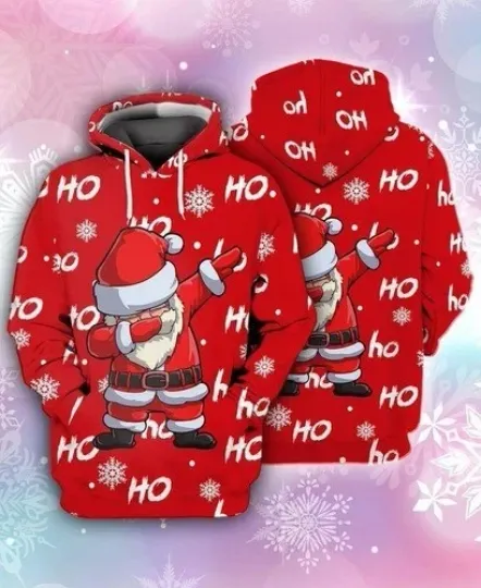 Discover Santa Claus Gift For Christmas Holiday 3D Hoodie