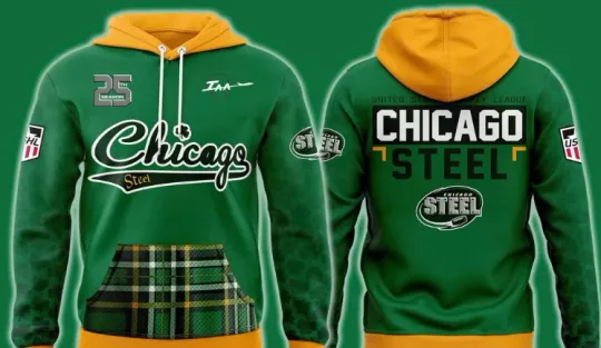 Discover Chicago Steel Irish 25th Season Special Hoodie
