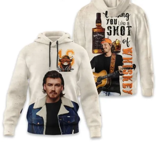 Wallen Western Chasing You Like A Shot Of Whiskey Hoodie