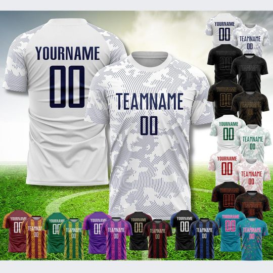 Discover Custom Soccer Jersey for Men Women Youth Kid Team Uniform, Soccer Jersey with Team Name Number, Soccer Jersey Lover