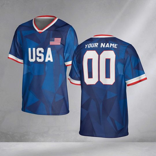 Discover Custom USA Soccer Personalized Name & Number, Mens and Youth Game Day Uniform