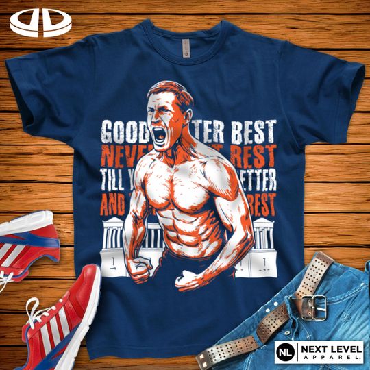 Discover Chicago Football Ben Johnson "GOOD BETTER BEST" T-Shirt