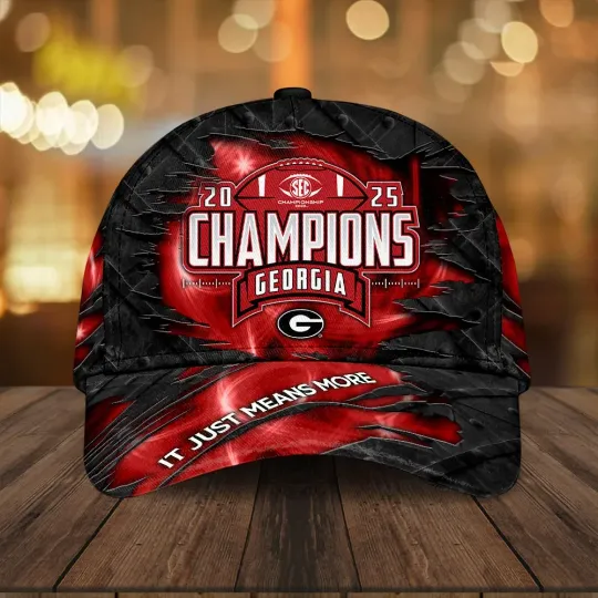 Discover Bulldogs Football 2025 SEC Champions Classic Cap