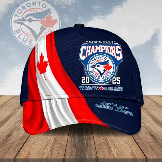 Discover Blue Jays 2025 American League Champions Classic Cap, Gift For Fans