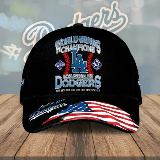 Discover Dodgers 2025 World Series Champions Classic Cap, Gift For Fans