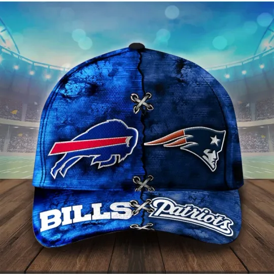 Discover Patriots x Bills Classic Cap, Gift For Fans
