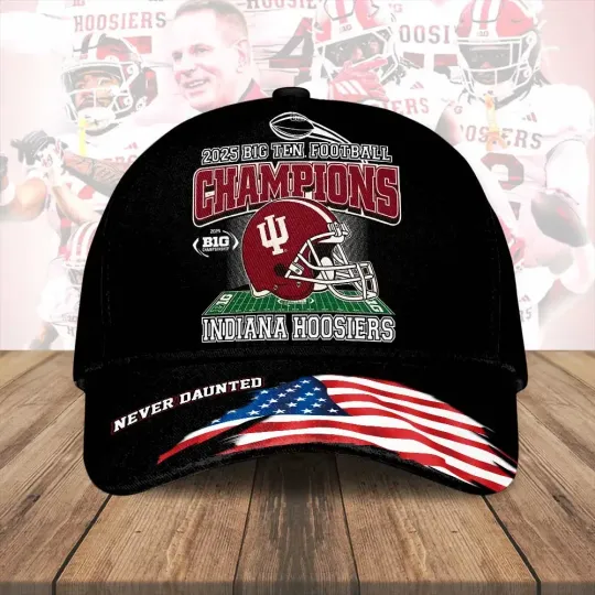 Discover Indiana Hoosiers Football 2025 Big Ten Champions Classic Cap
