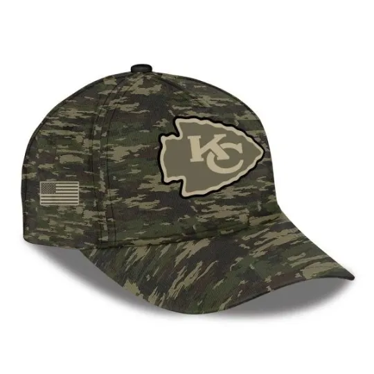 2025 Chiefs Salute to Service Camo  Classic Cap, Gift For Fans