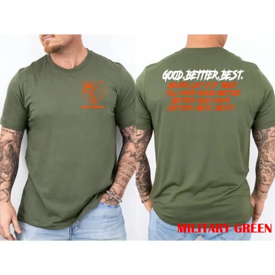 Discover Good Better Best Never Let It Rest Motivation Bear Gift T-Shirt