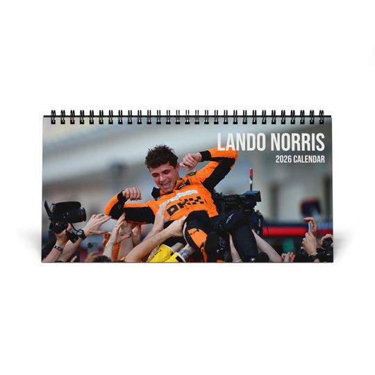 Lando Norris - 2026 Desktop Calendar