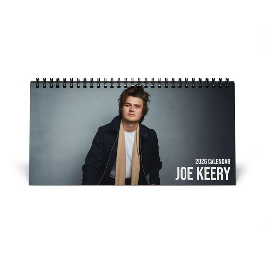 Discover Joe Keery - 2026 Desktop Calendar