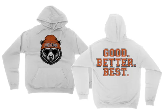 Discover Chicago Tribute Bear-Inspired Unisex Hoodie