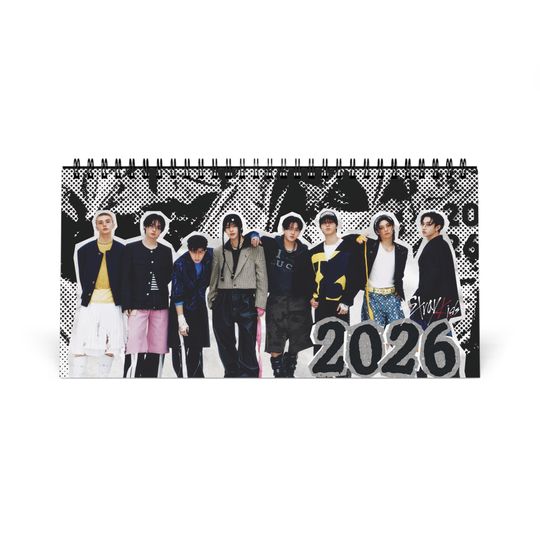 Discover SKZ Desk Calendar 2026 | KPOP Merch 12 Months Customized Calendar for Home Office, Gift for Stays Fan Decor  StrayKids
