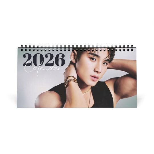 Discover SVT Kim Mingyu Desk Calendar 2026 | KPOP Merch 12 Months Customized Calendar for Home Office, Gift for Carat Seventeen Decor