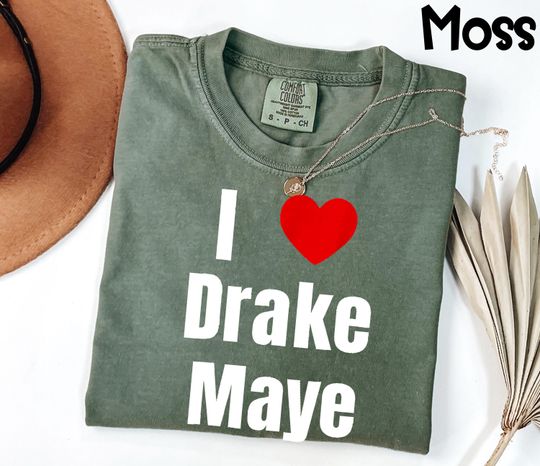 Discover Comfort Colors I Love Drake Maye Shirt - Football Fan Tee, Quarterback Apparel, Game Day Gift For Him, Sports Lover Top