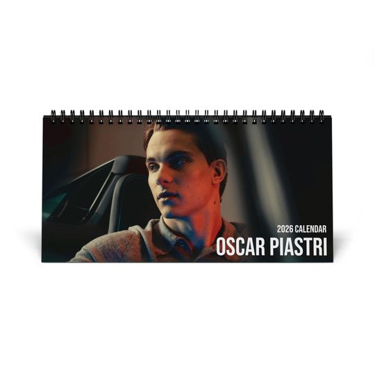Discover Oscar Piastri - 2026 Desktop Calendar