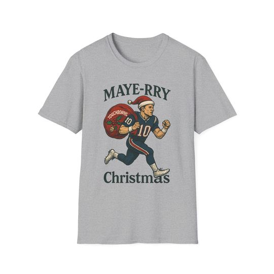 Discover football New England Patriots Drake Maye Funny Christmas T-Shirt