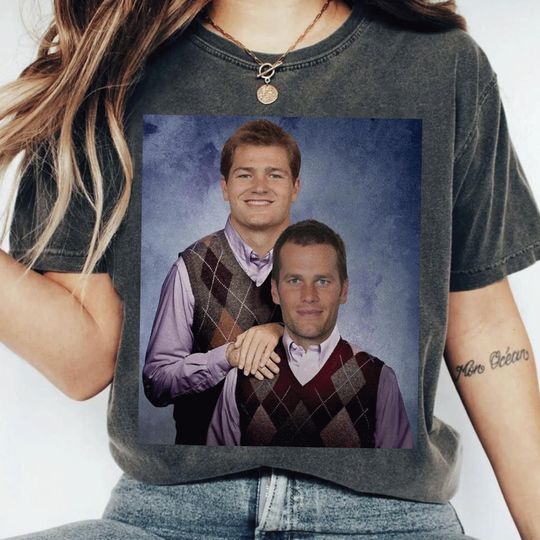 Discover Drake Maye Brady Football Shirt, New England Step Bros Tee, Funny Football Gift Unisex Tee