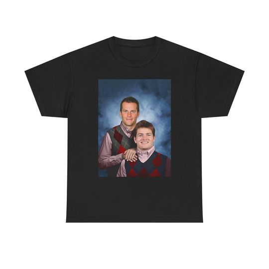 Discover Tom Brady Drake Maye Step Brothers Football T-Shirt, Step Brothers Football Shirt, New England Football Tee, Step Brothers Shirt
