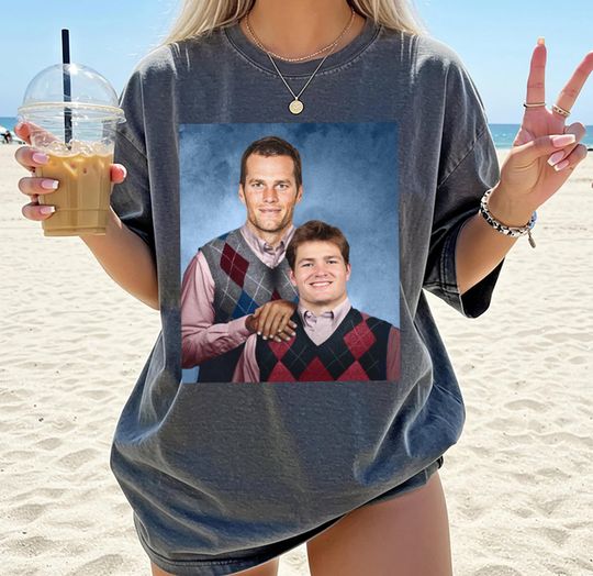 Discover Brady and Maye New England Football T-Shirt, Step Brothers Football Shirt, New England Football Shirt, Football Funny Shirt