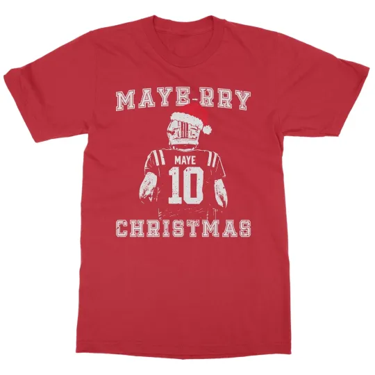 Discover Maye-rry Christmas 10 Design - New England Ugly Xmas Unisex T-Shirt