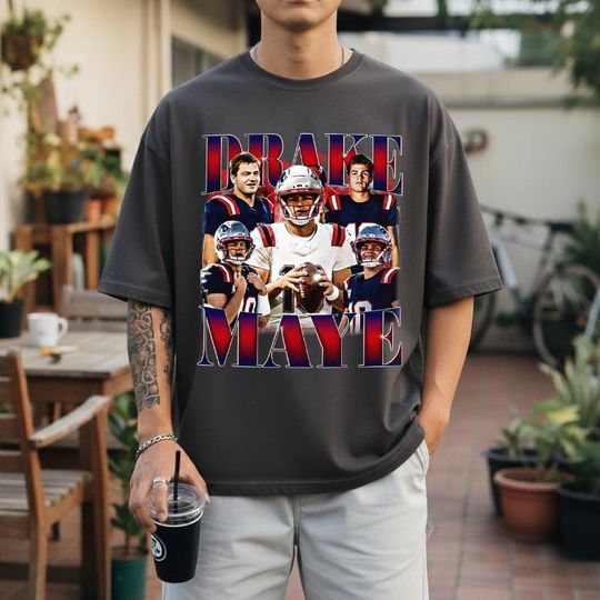 Discover Drake Maye PNG, Drake Maye Digital Download, Drake Maye New England Merch, Football Shirt, Gift For Him, Shirt Design, Digital Download