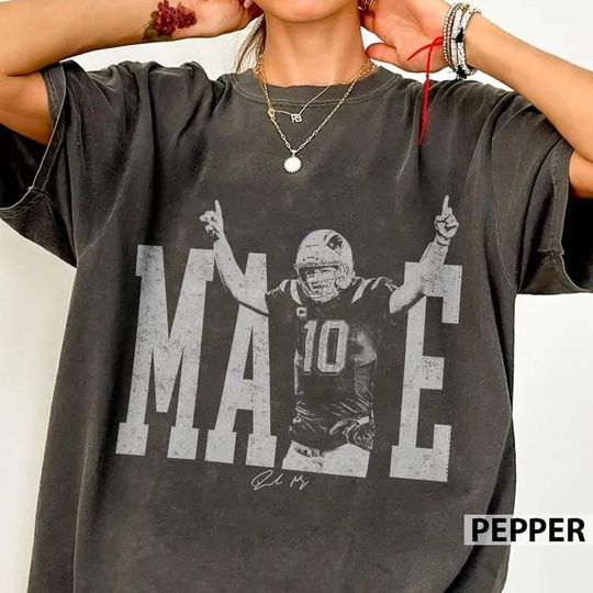 Discover Drake Maye New England Football Vintage Comfort Colors Shirt