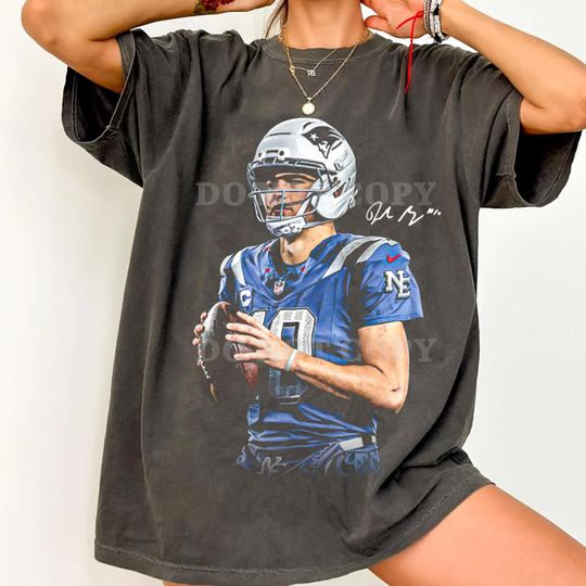Discover Comfort Colors Drake Maye Shirt, New England Football Tee