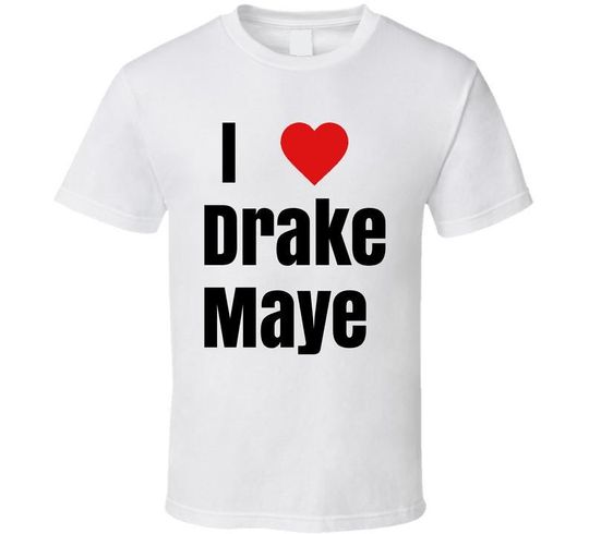 Discover I Heart Love Drake Maye Football Fan T Shirt