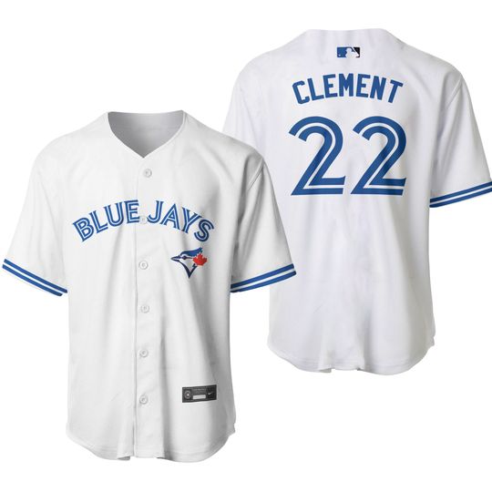 Clement Toronto BJ Home Baseball Jersey - White