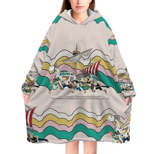 Straw Hat Pirates One Piece Oversized Blanket Hoodie