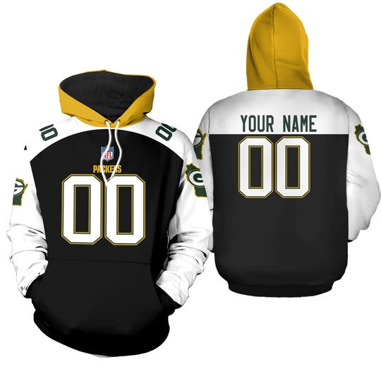 Green Bay Packers Hoodie Custom Name And Number