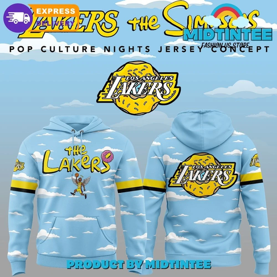 LA Lakers x The Simpsons Day Luka Doncic All Over Print 3D Hoodie