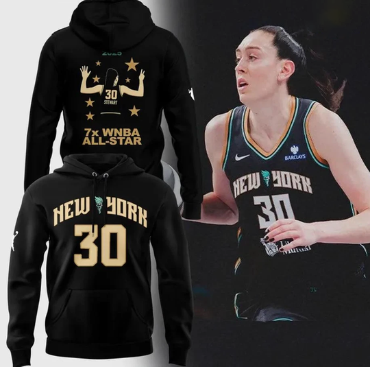 Breann-A Stewart New York Liberty 2025 All-Star Special 3D Hoodie