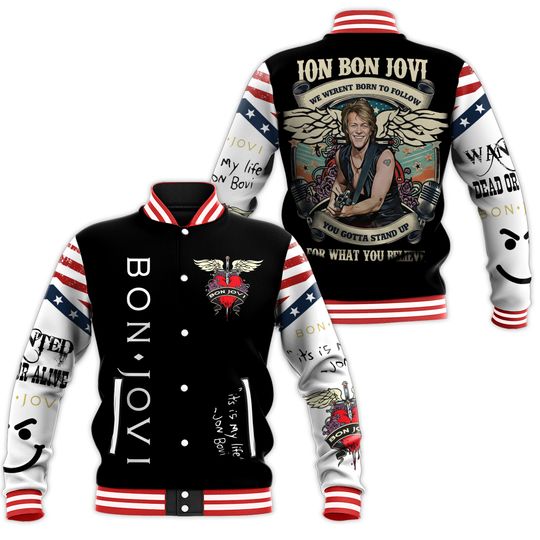 Bon Jovi Varsity Jacket – Baseball Jacket