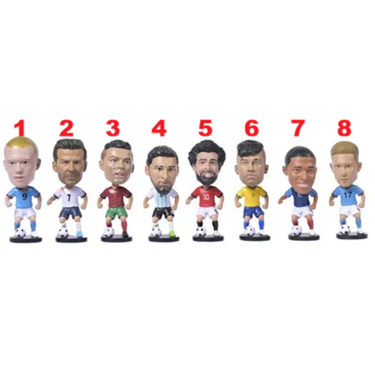 FIFA World Cup Soccer Bobblehead – Beckham, C.Ronaldo, Mbappé, Messi, Neymar