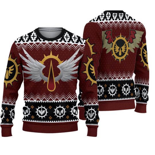 2025 Christmas Warhammer Blood Angels Ugly Sweater