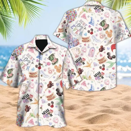 Discover Disneyland Summer Hawaiann Shirt, Mouse Hawaiian Shirt