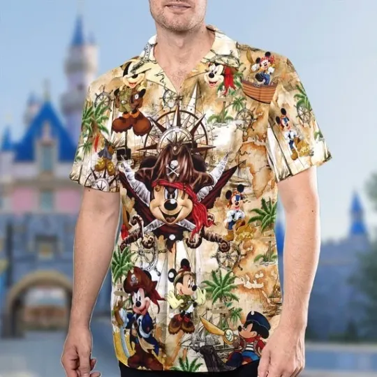 Discover Princess Disney Swimming Summer Hawaiian Shirts