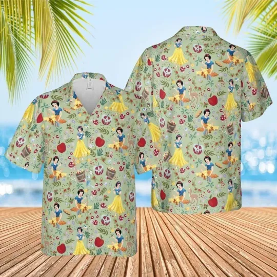 Discover Disney Snow White Hawaiian Shirt, Snow WhiteAloha Shirt