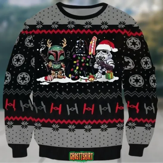 Discover Star War Ugly Knitted Christmas Sweatshirt