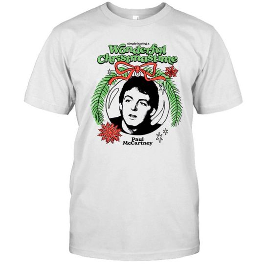 Discover P McCartney Wonderful Christmas 2025 T-Shirt