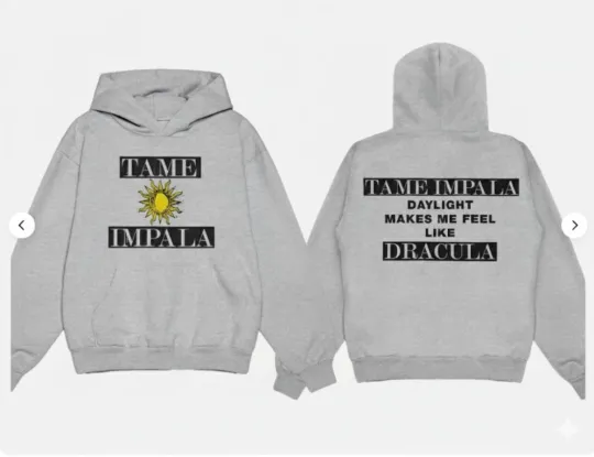 Discover Tame Impala Run From The Sun 2D Hoodie